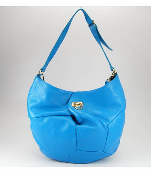 Dolce & Gabbana nuova borsa a spalla in pelle Light Blue